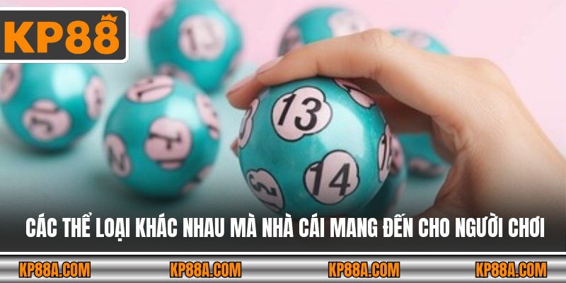 Các thể loại khác nhau mà nhà cái mang đến cho người chơi